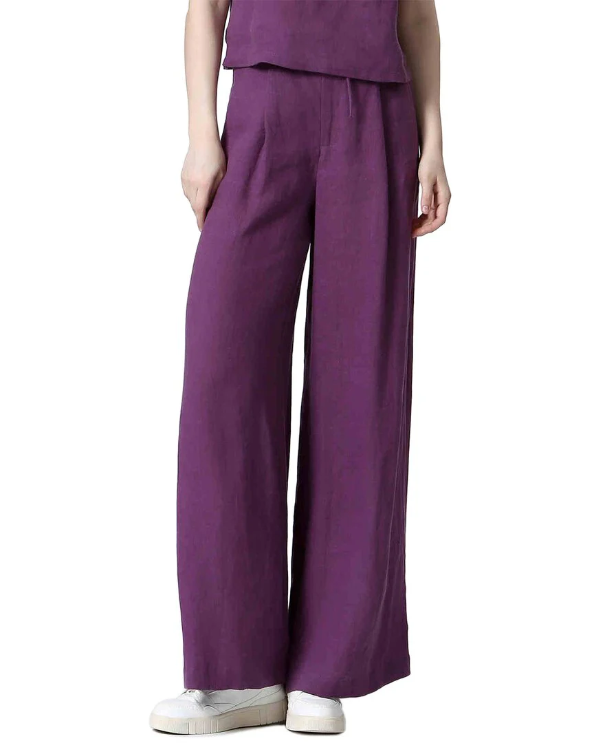 See U Soon Linen-Blend Wide Leg Pant
