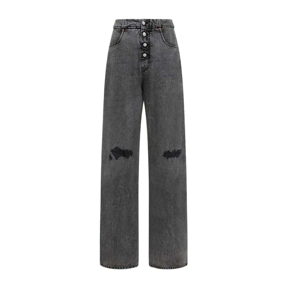 Black Cotton Jeans