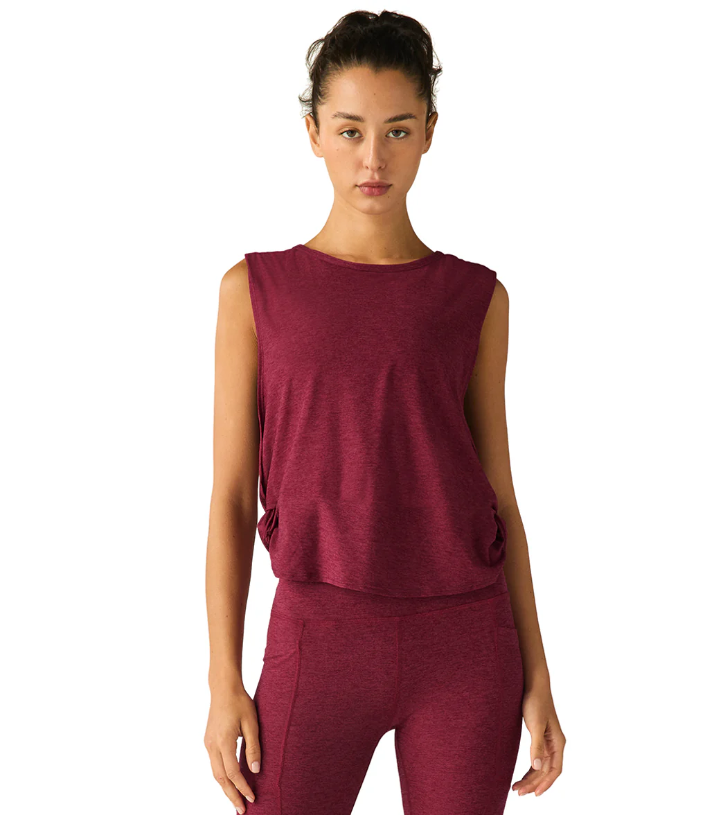 Beyond Yoga Featherweight Side Note Twist Tank