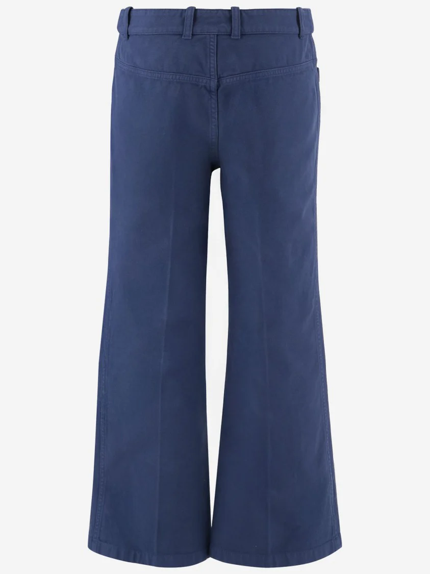Cotton Cropped Pants