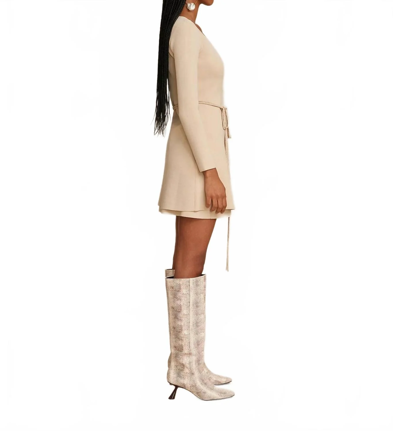 Denisse Knit Skirt In Beach