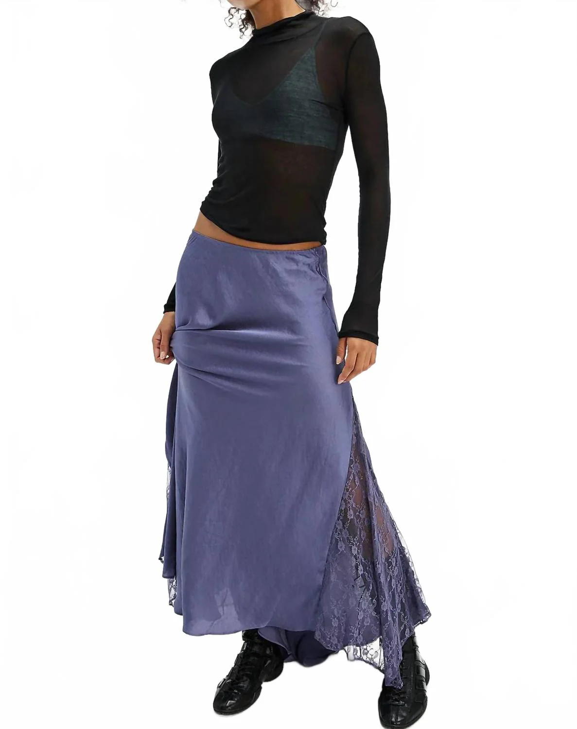 Make You Mine Half Slip Skirt In Heron