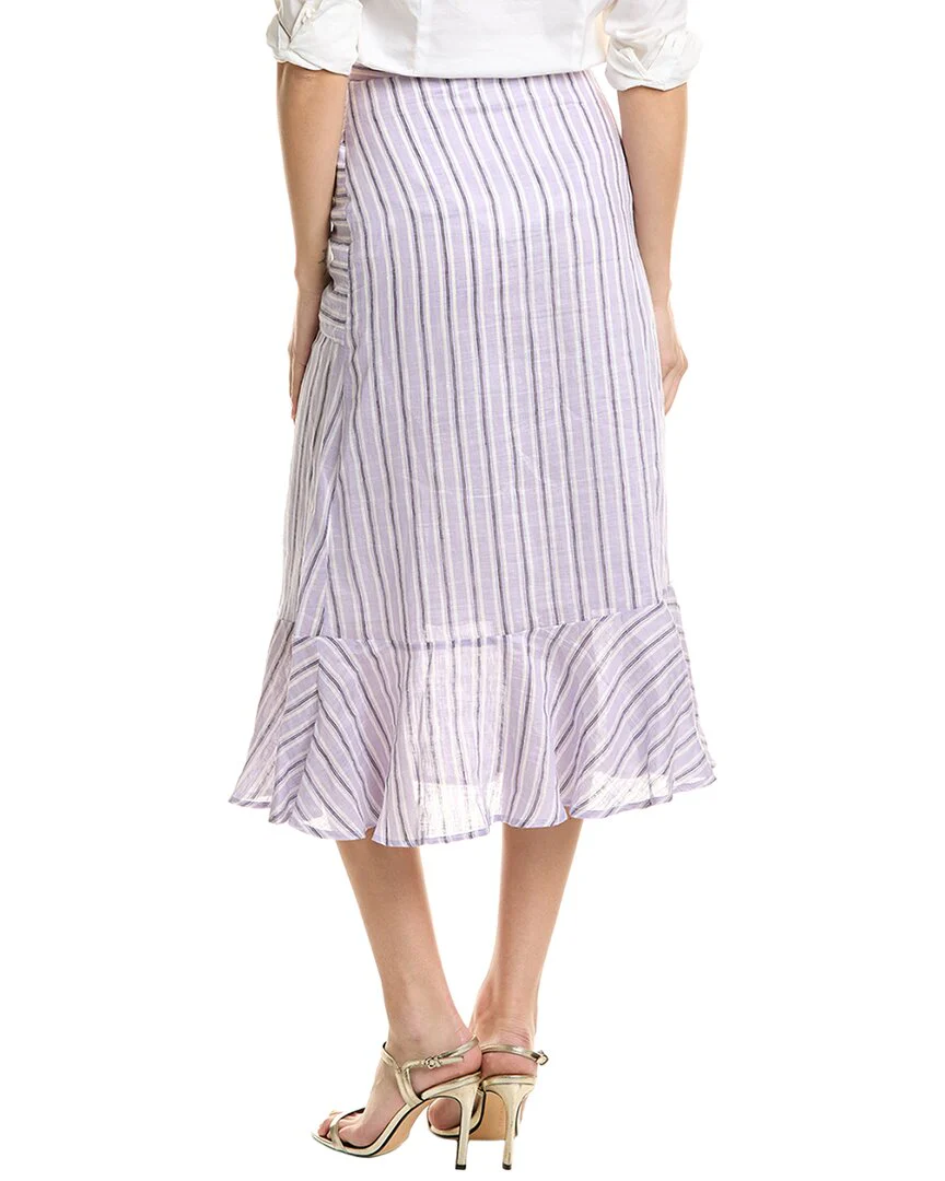 Sandro Linen-Blended Mini Skirt