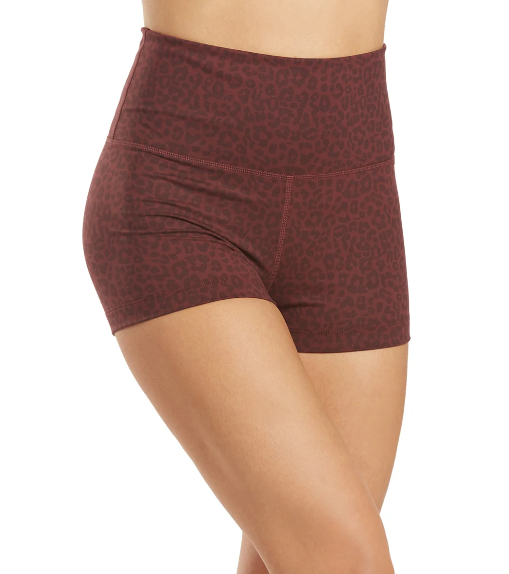 Everyday Yoga Uphold Cheetah High Waisted Hot Yoga shorts 1