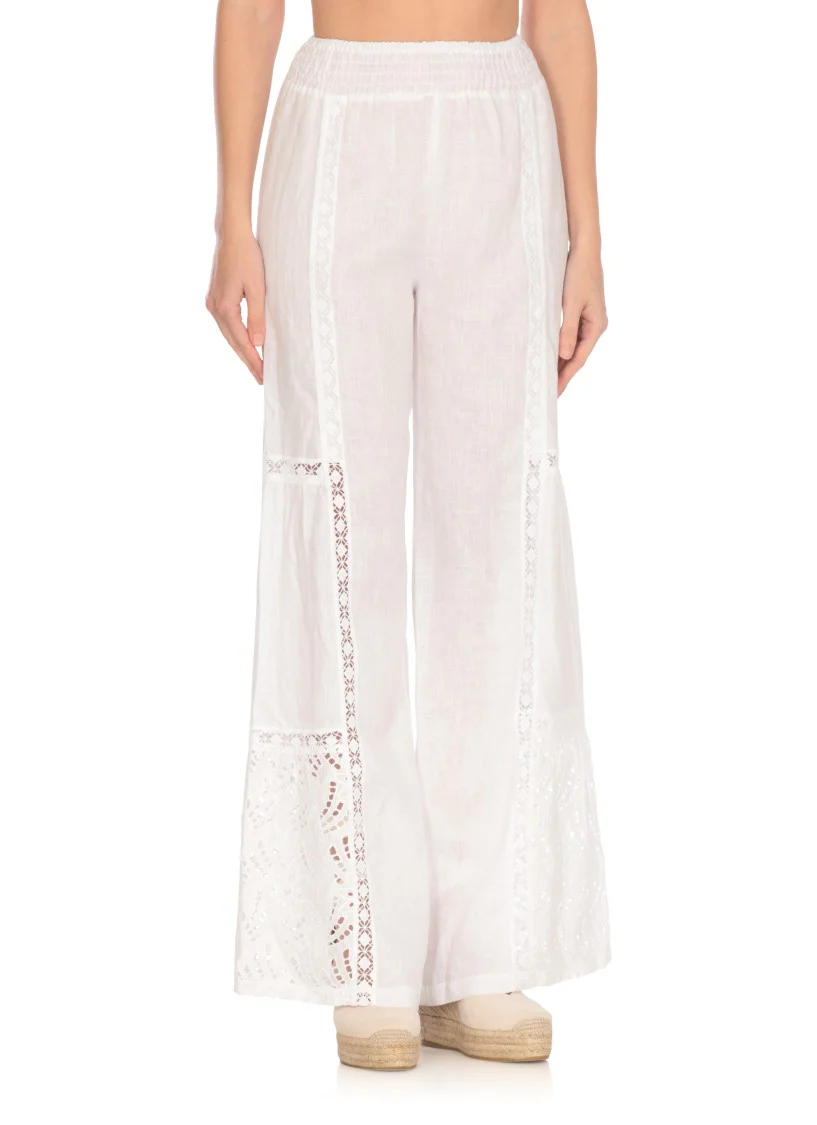 White Linen Pants