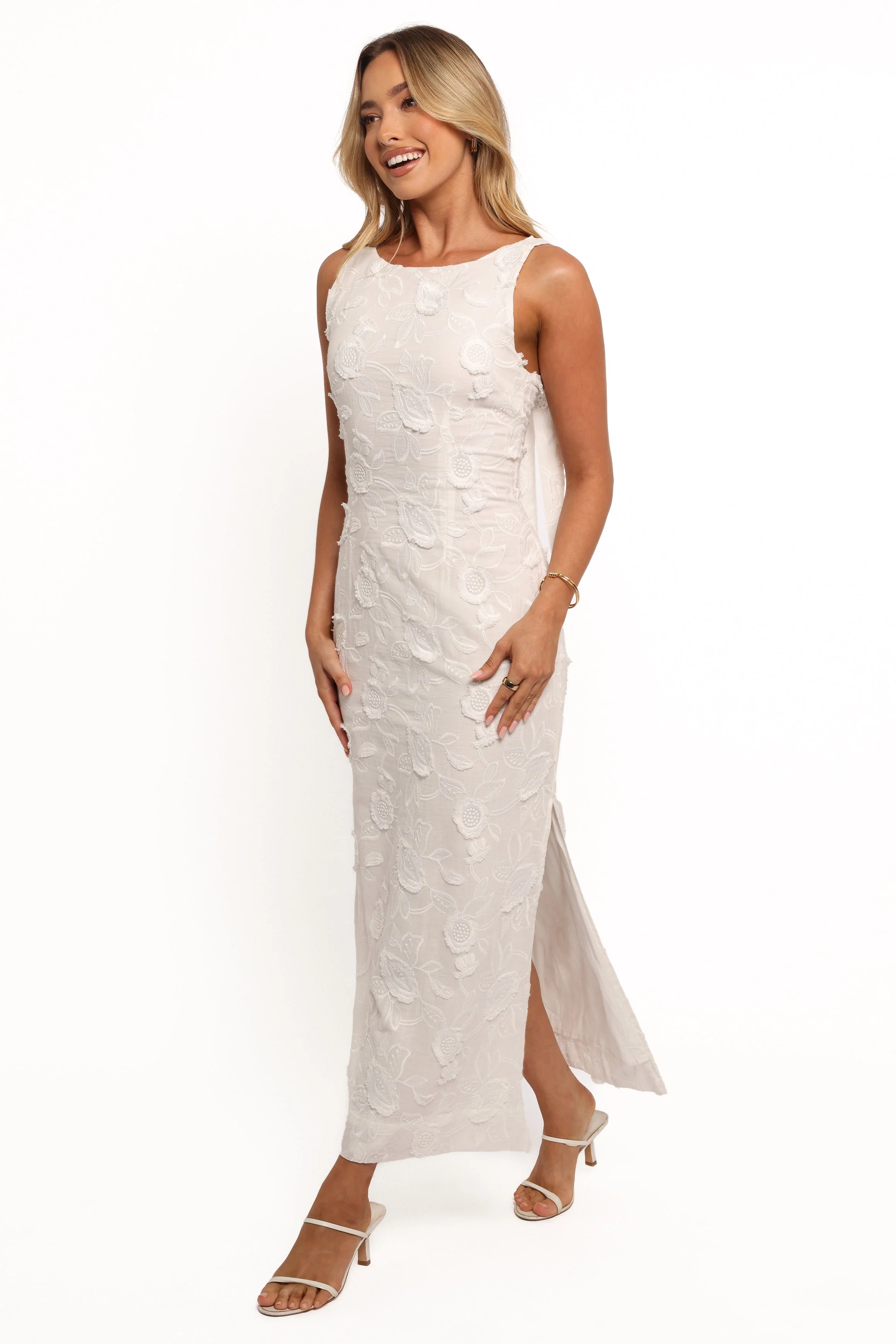Kerry Midi Dress - White