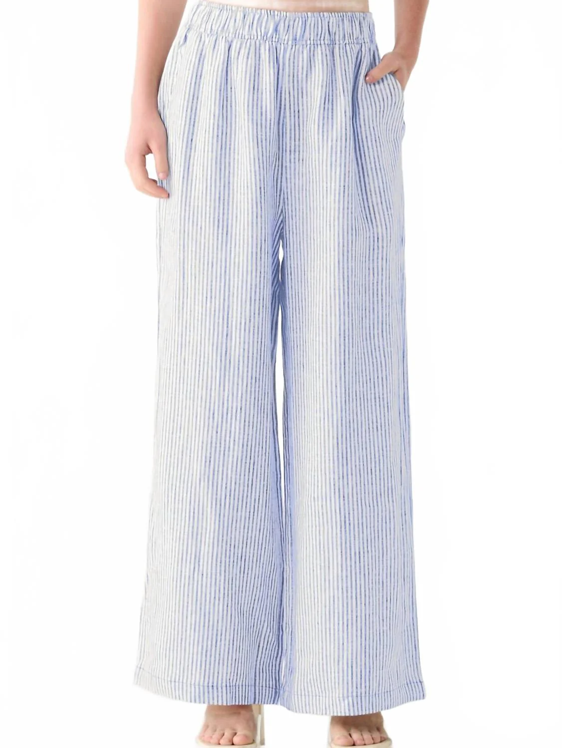Safety Net Pant In Cloud Stripe