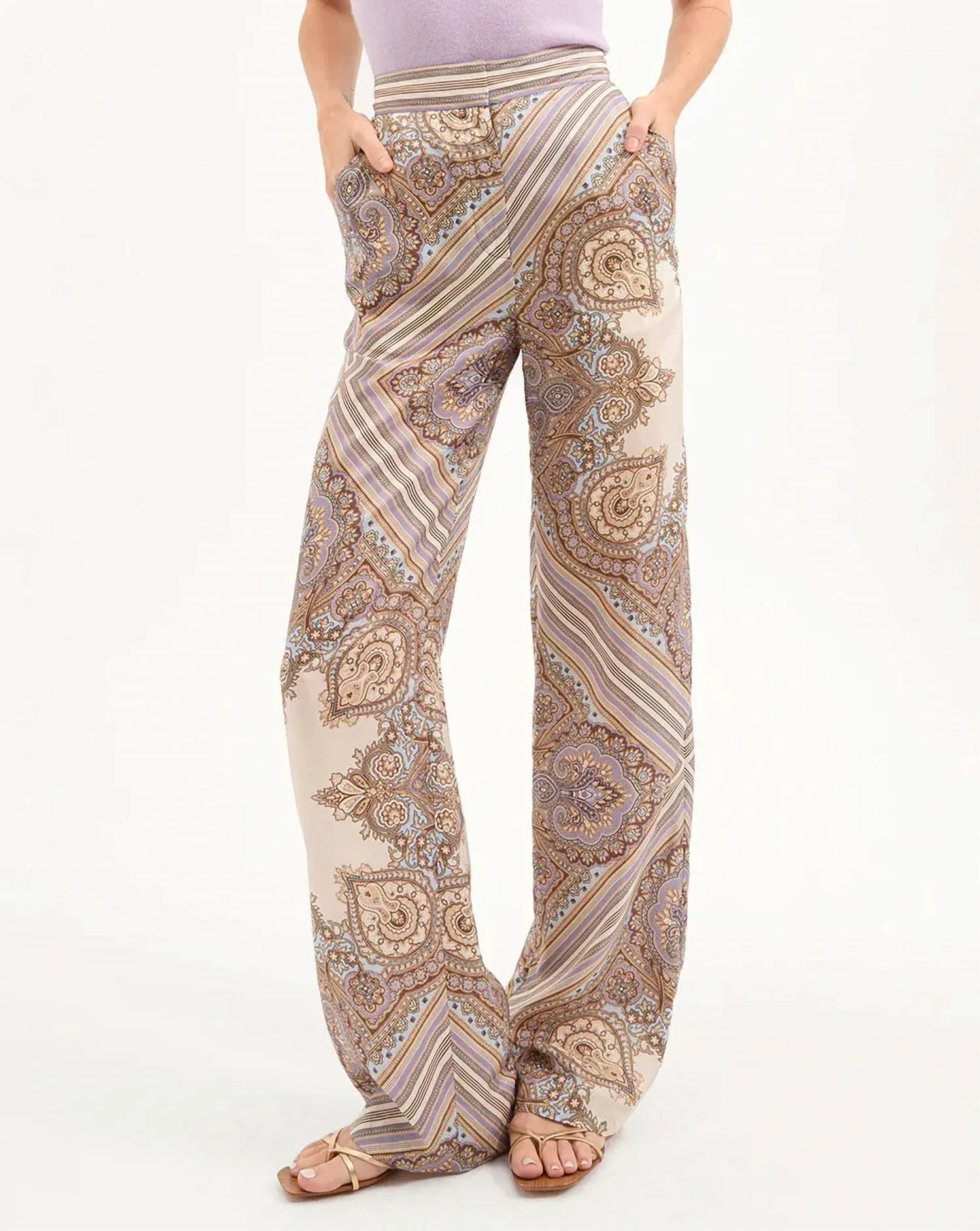 Grigore Pant In Stone Khaki