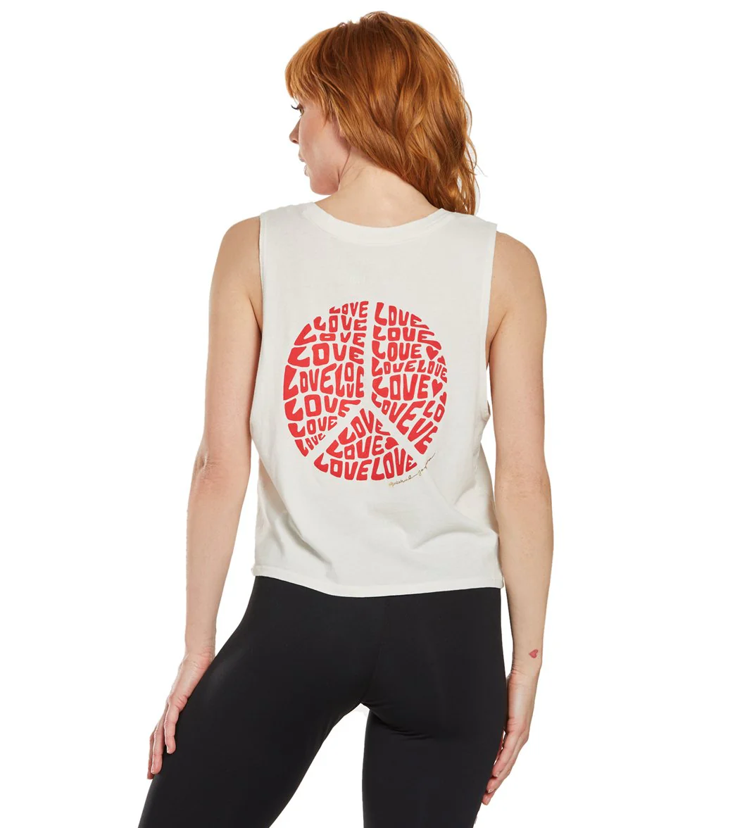 Spiritual Gangster Love Deep V Neck Tank