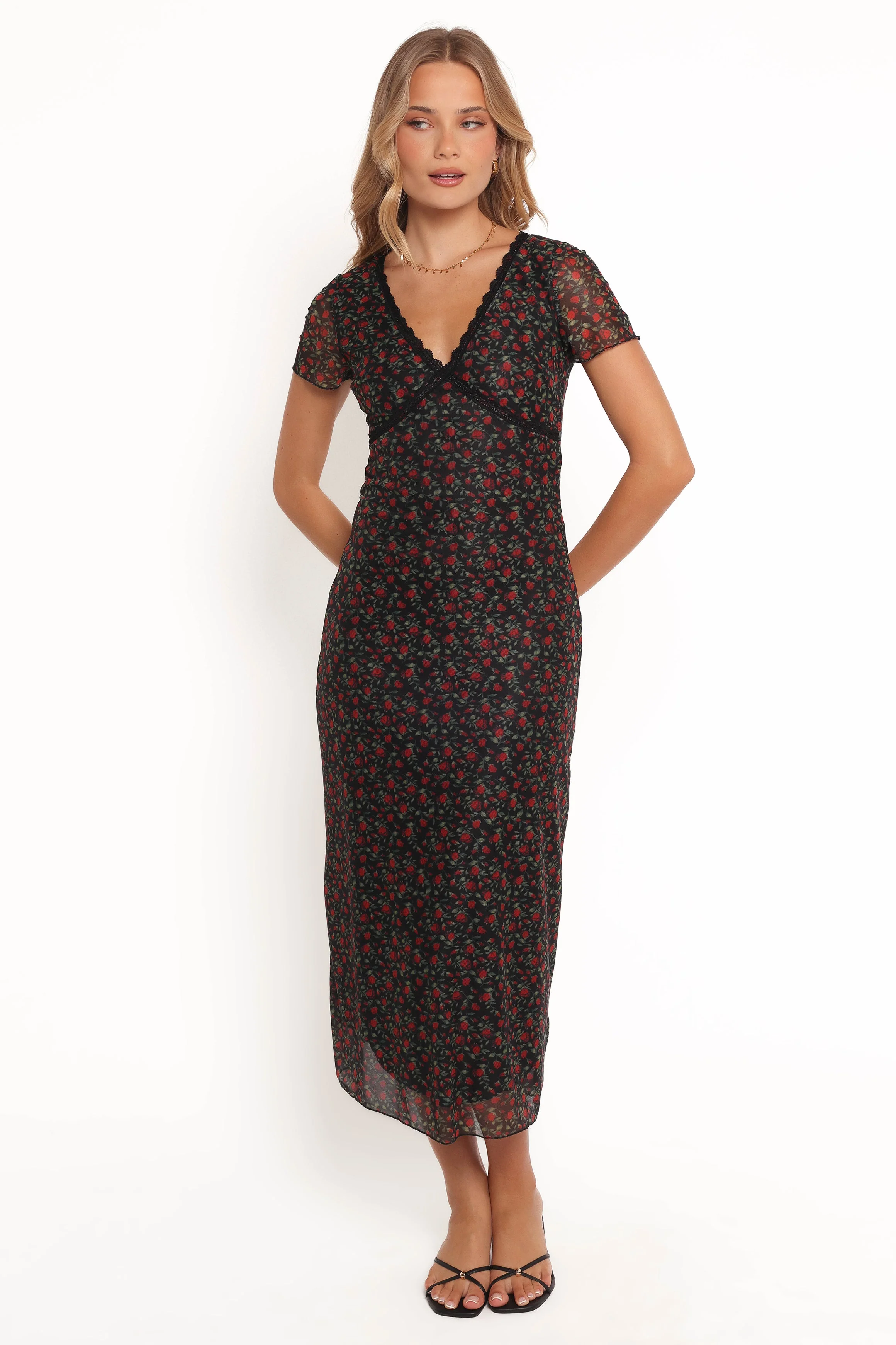 Neve Maxi Dress - Rose Print