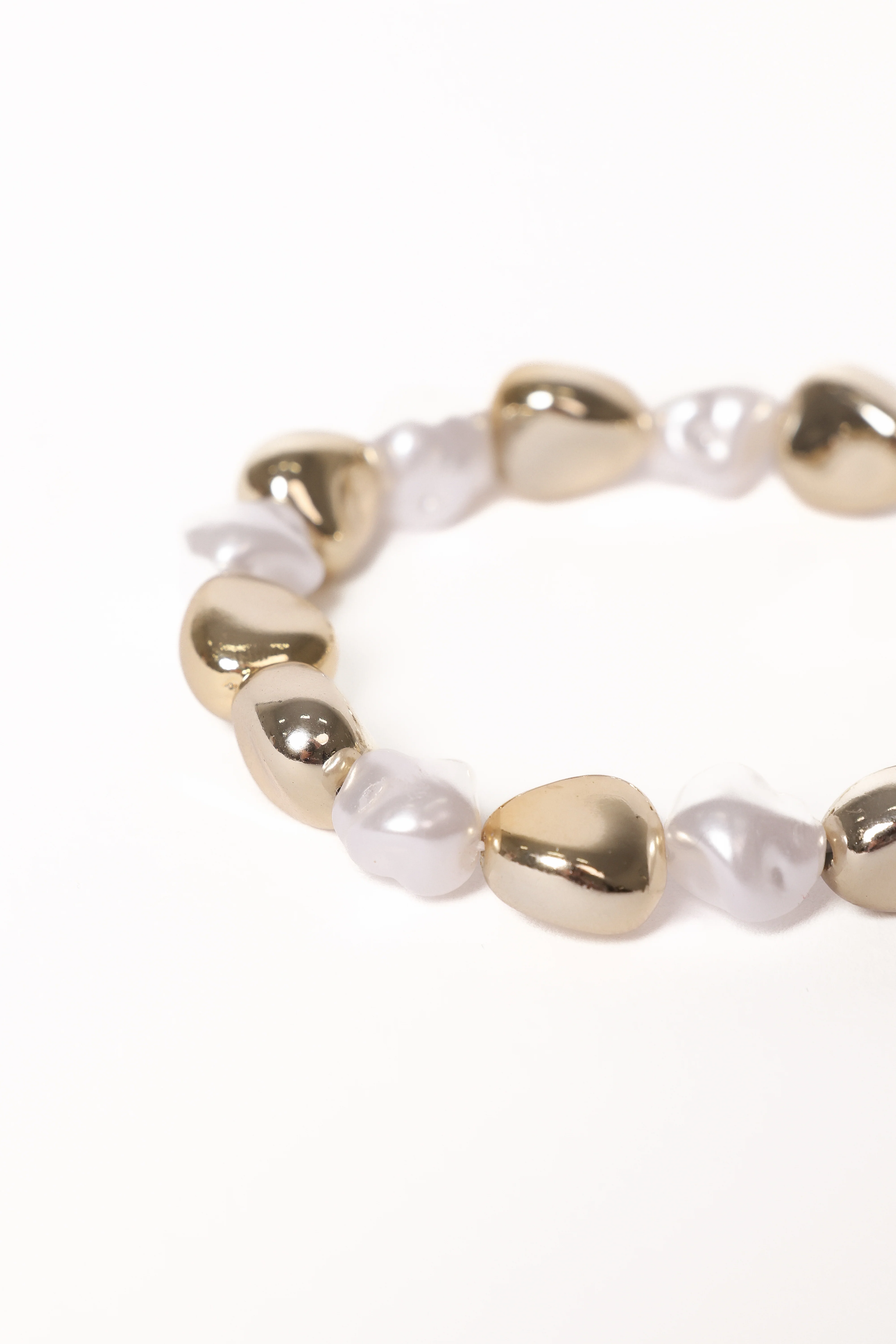 Phoenix Bracelet - Gold/Pearl