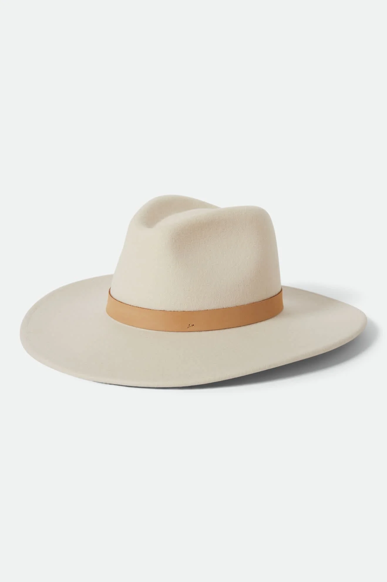 Harper Felt Hat - Dove/Natural