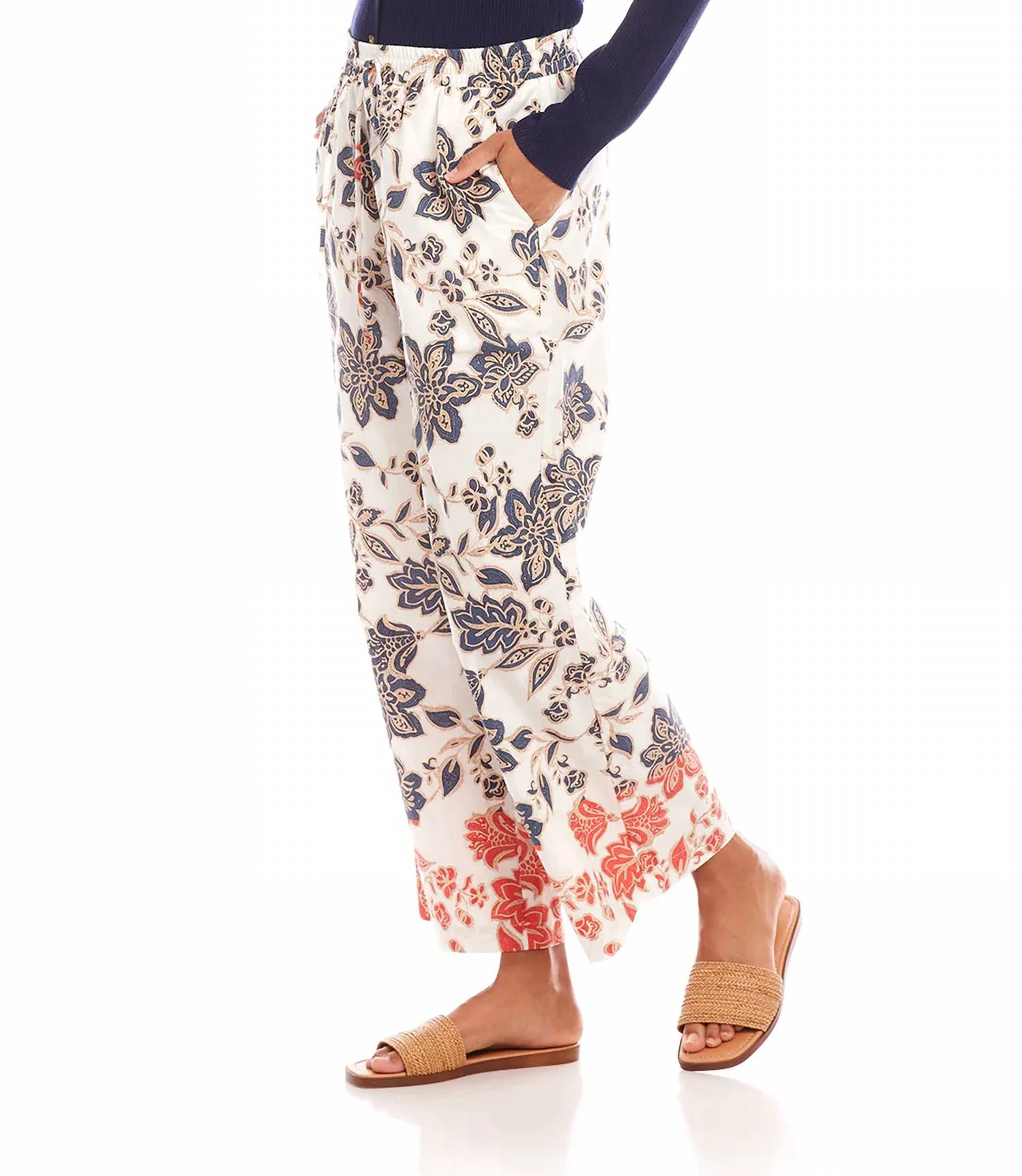 Citrus Splash Drawstring Pant In Print