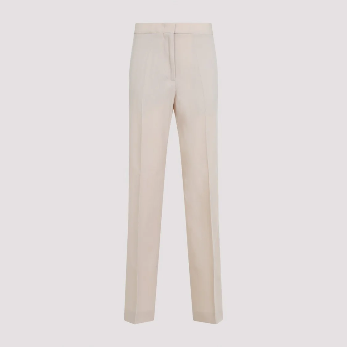 Beige Virgin Wool Pants