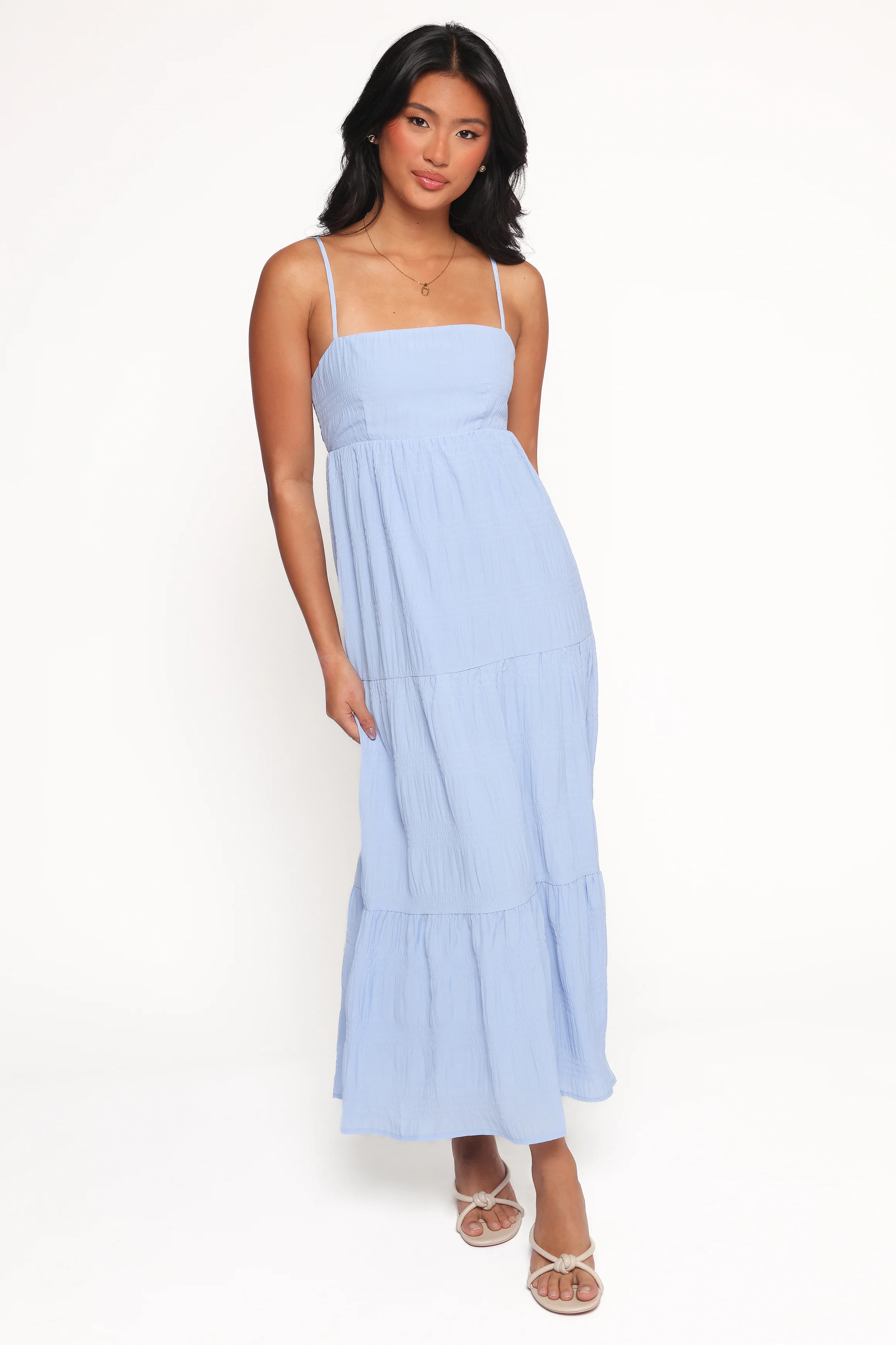 Nina Maxi Dress - Dusty Blue