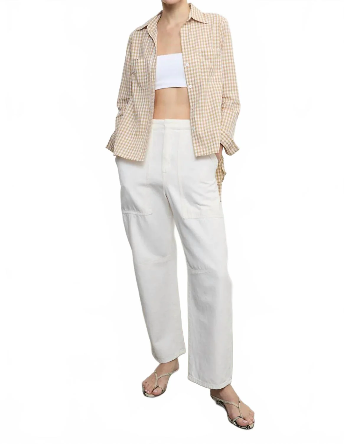 Utility Pant In White