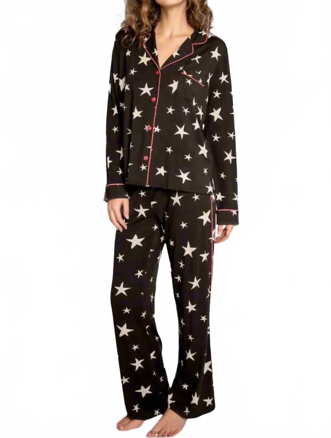 Bed Time Stories Pajama Set In Slate