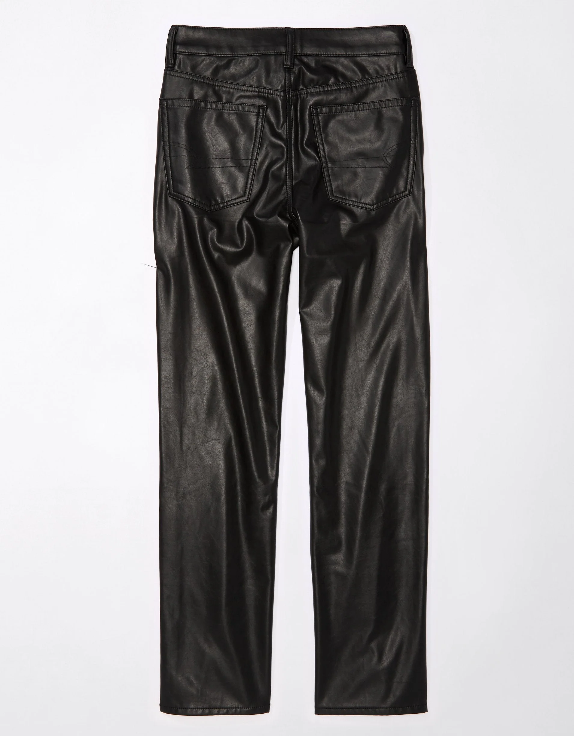 AE Stretch Vegan Leather Super High-Waisted Straight Pant