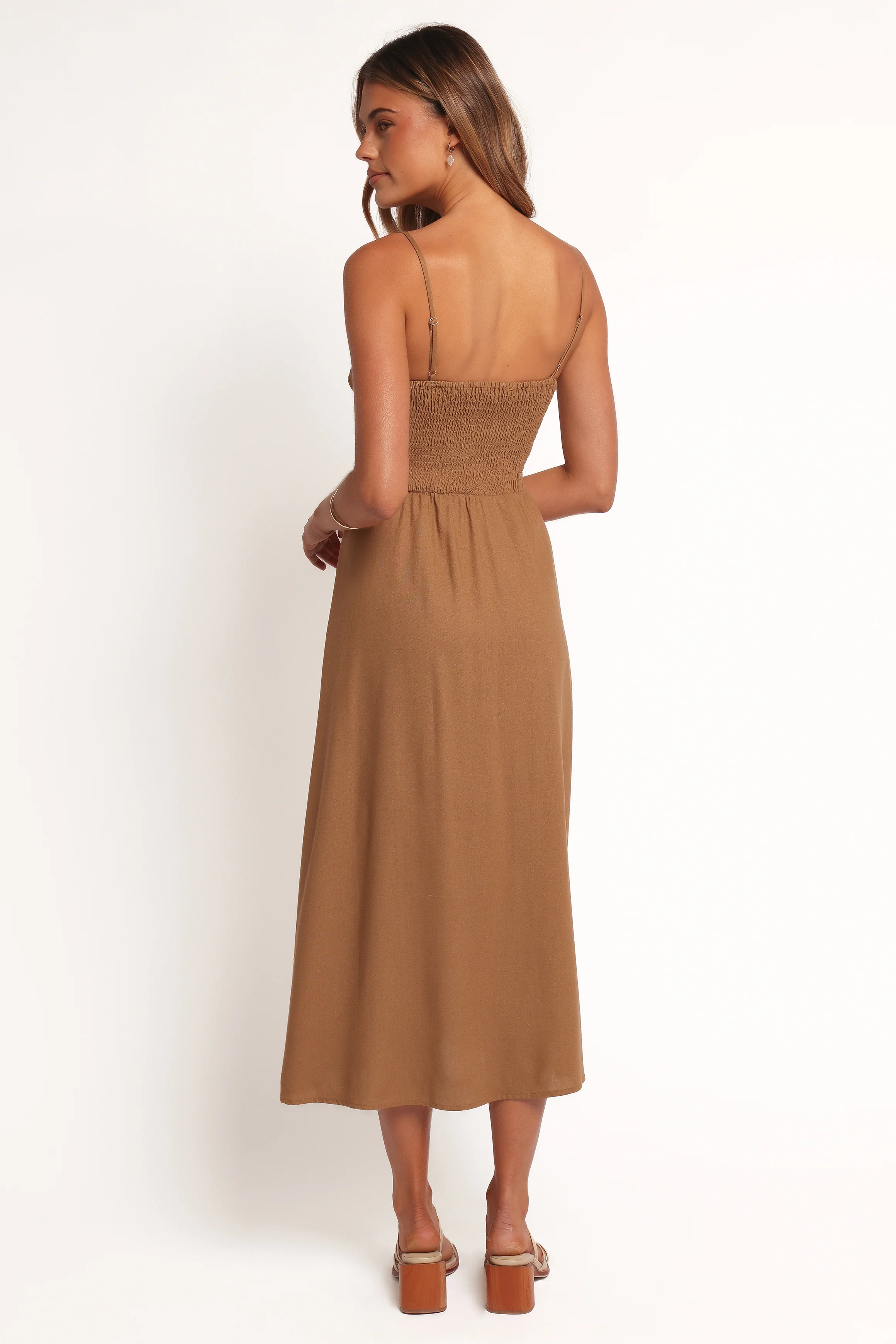Ida Midi Dress - Golden Palm