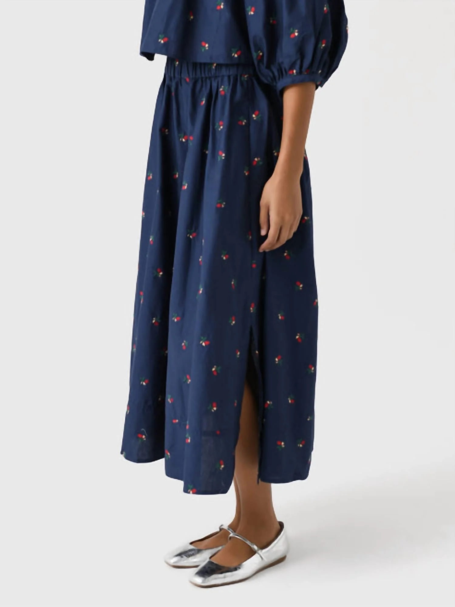 Tatum Skirt In Ditsy Rose