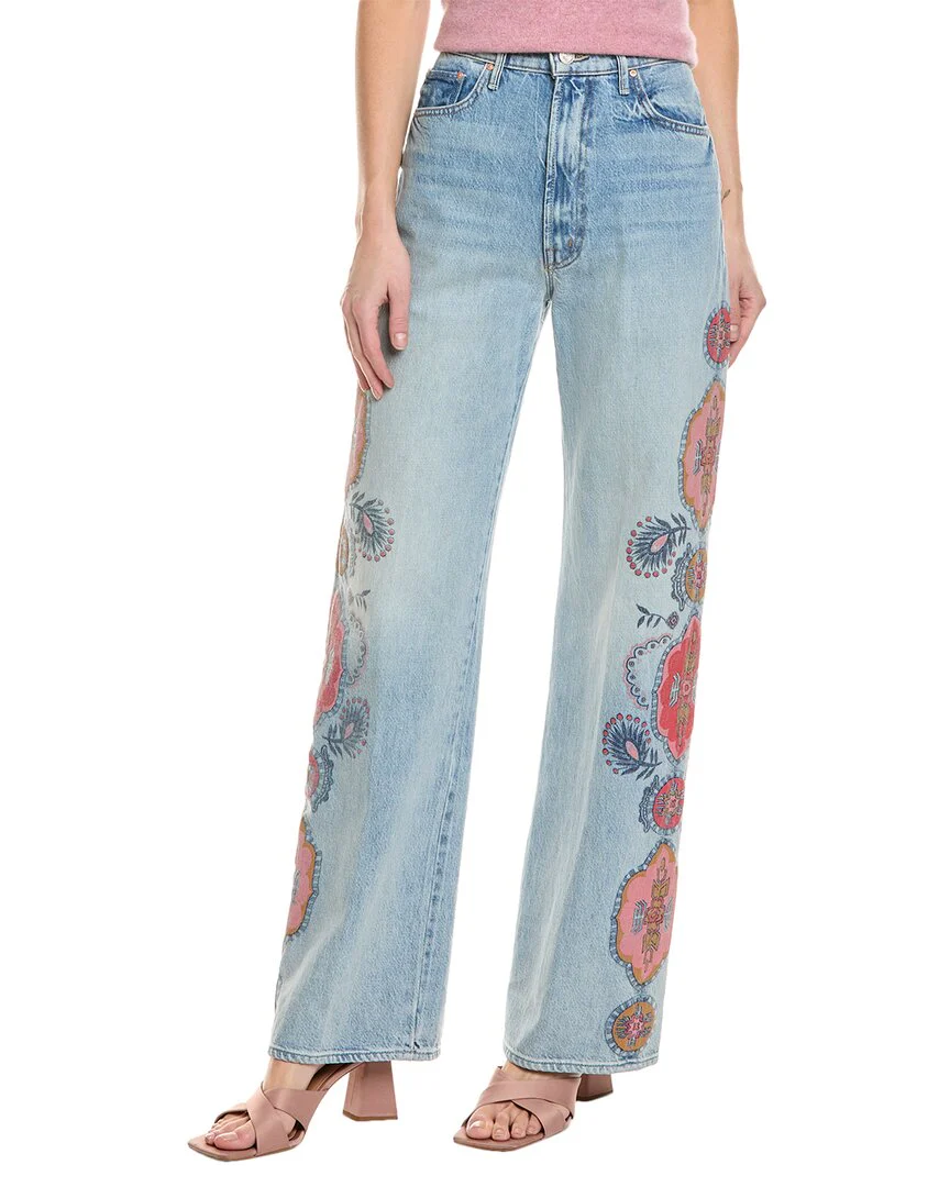 MOTHER The Maven Sneak Side To Side Wide Leg Jean