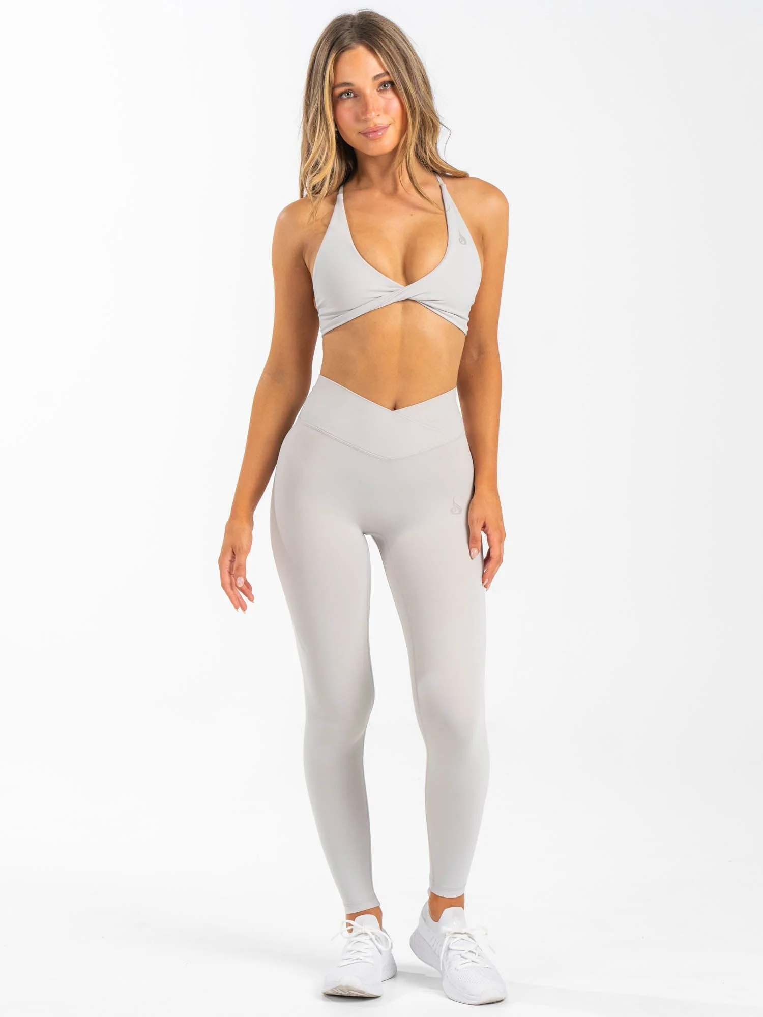 NKD Cross Waist Band Leggings - Sugar Dust