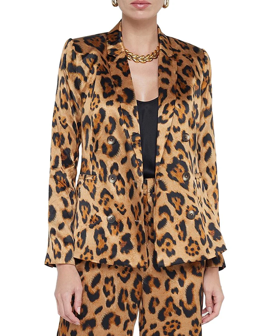 L'AGENCE Colin Double Breasted Blazer