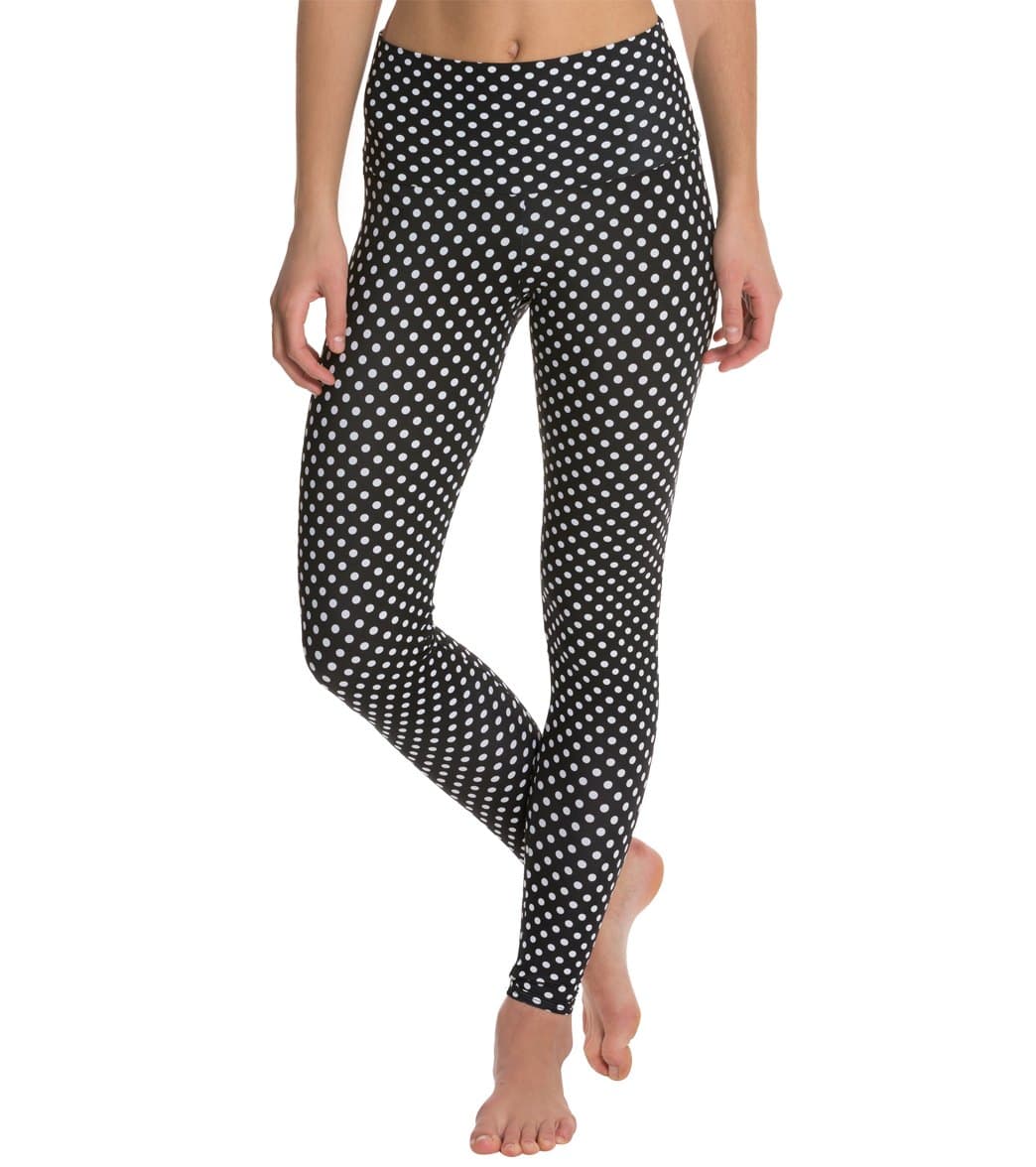 Onzie High Waisted Yoga Leggings Dot
