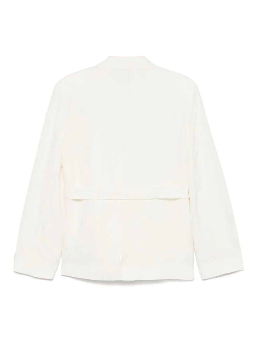 Double-Breasted Relaxed Linen Blazer