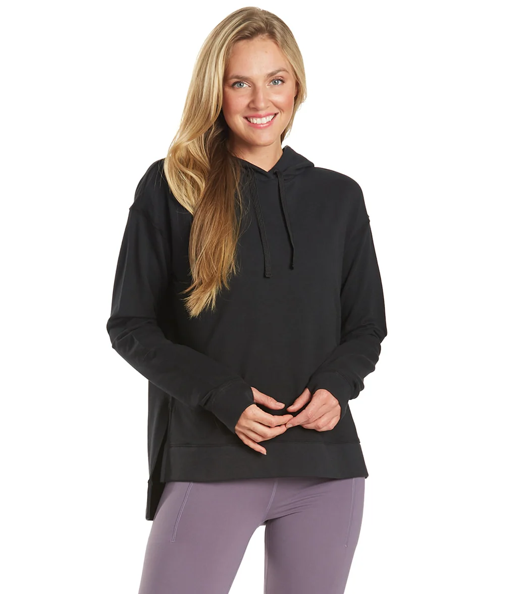 Everyday Yoga Diverse Solid Hi-Low Hooded Sweatshirt