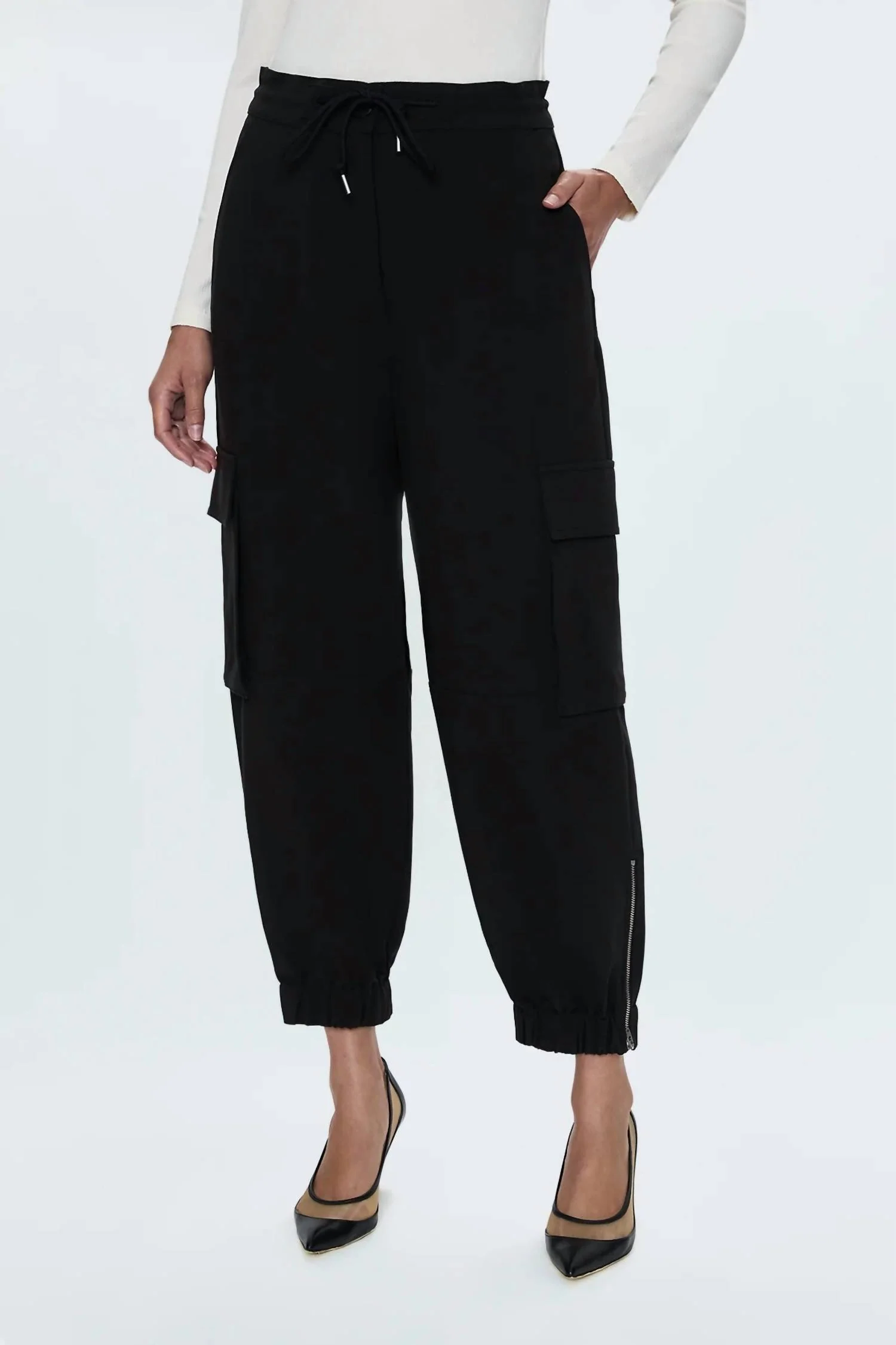 Dakota Cargo Jogger Pant In Black
