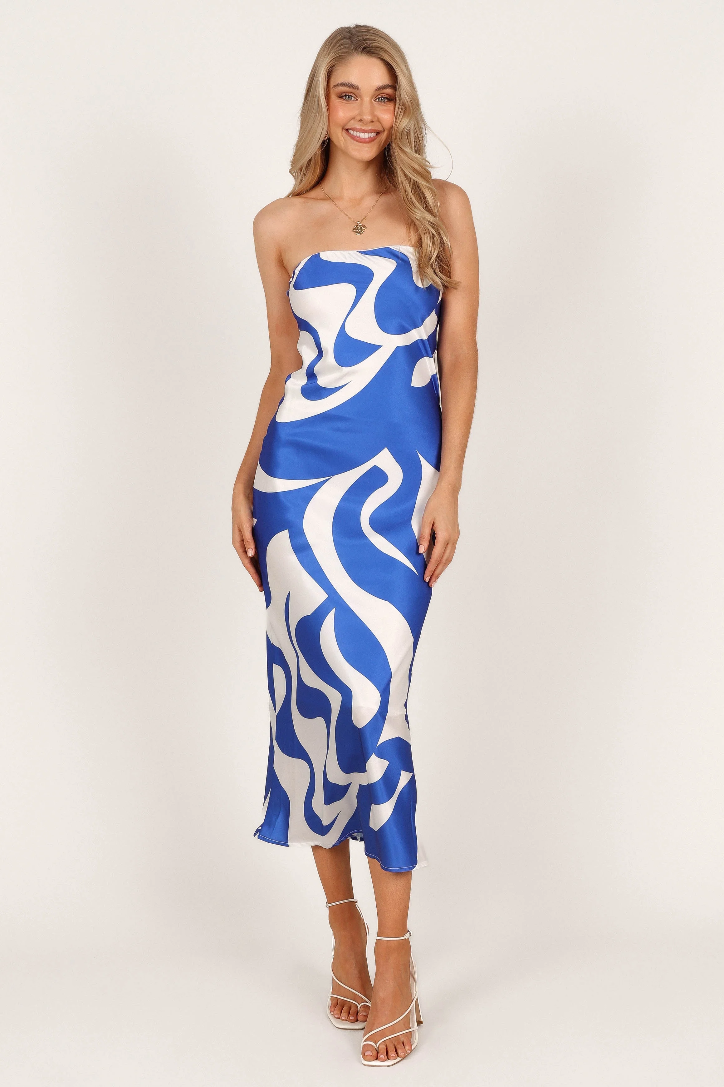 Angel Dress - Blue Swirl