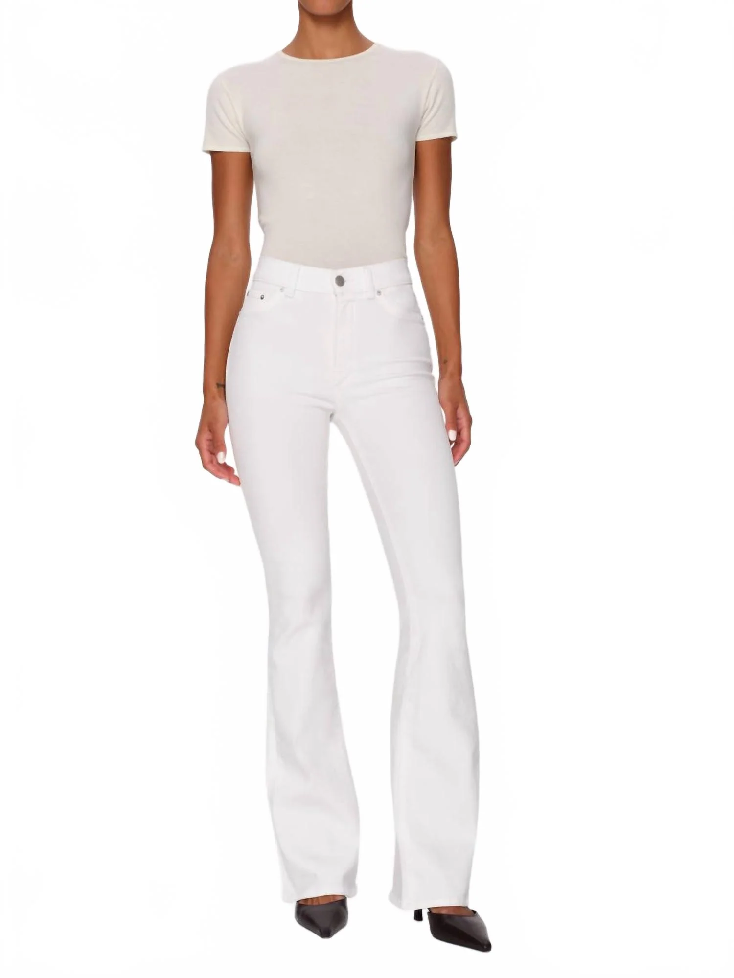Bridget Boot Pant In White