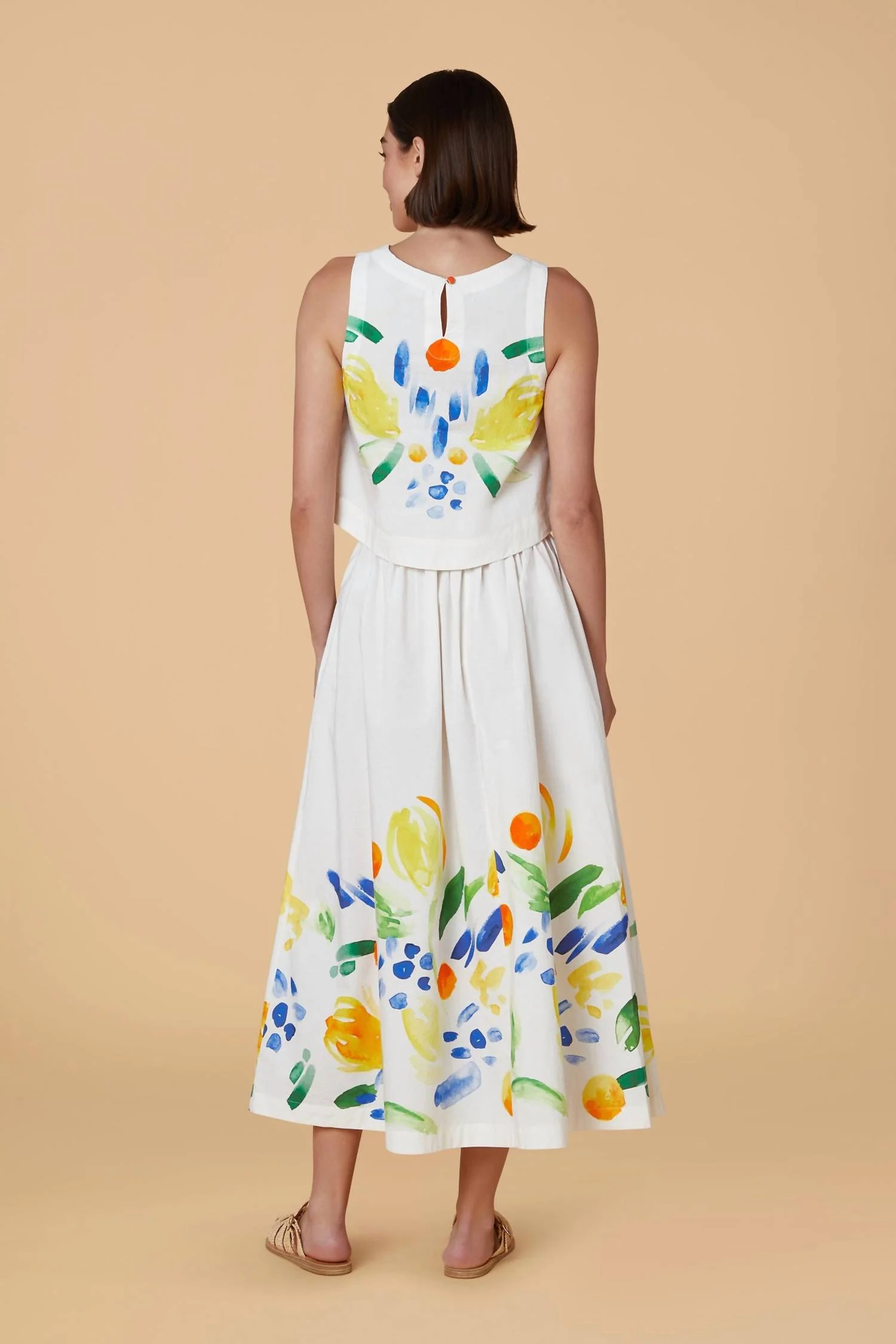 Kit Skirt In Arancia