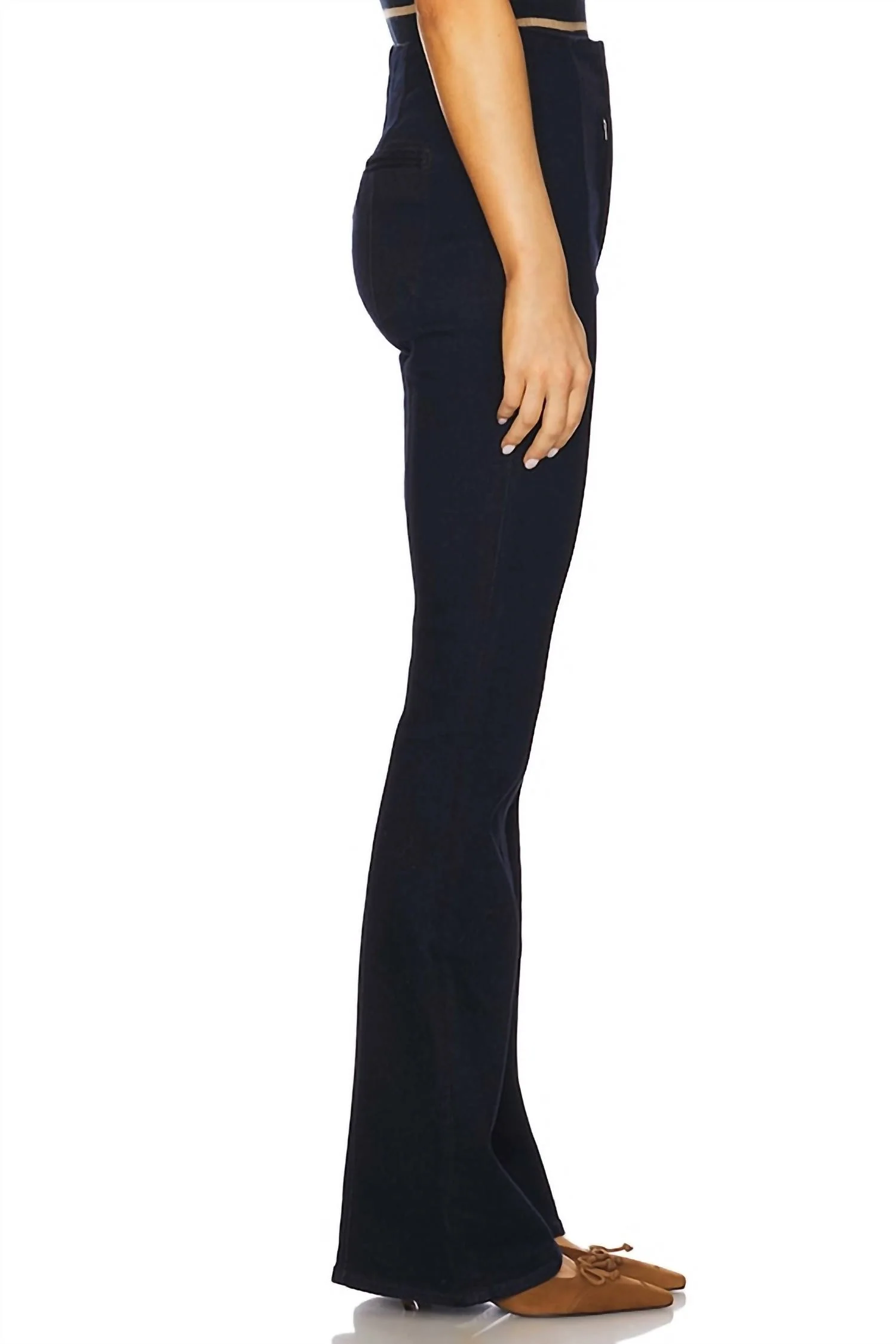 Beverly High Rise Skinny Flare Jeans In Indigo Rinse