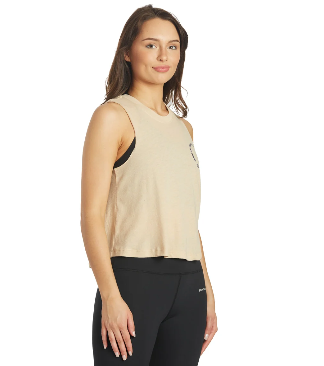 Spiritual Gangster Being Crop Tank