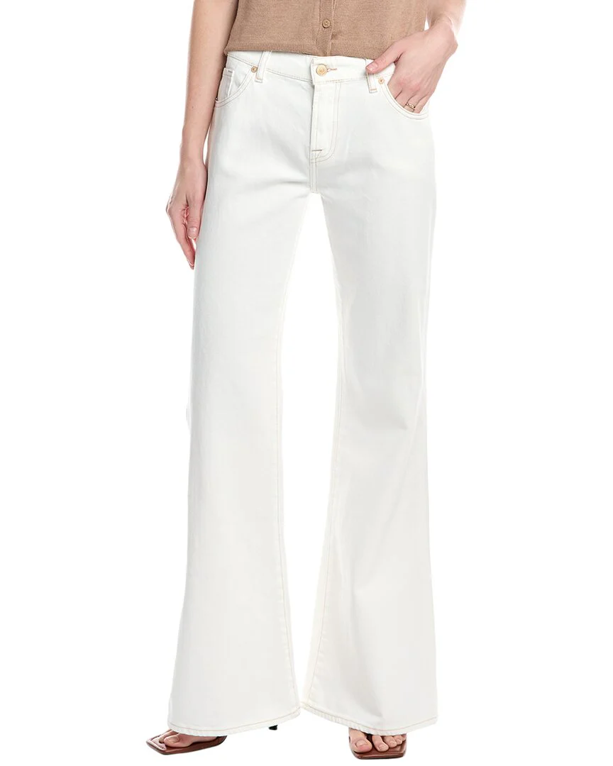 7 For All Mankind Spencer Milky Way Flare Jean