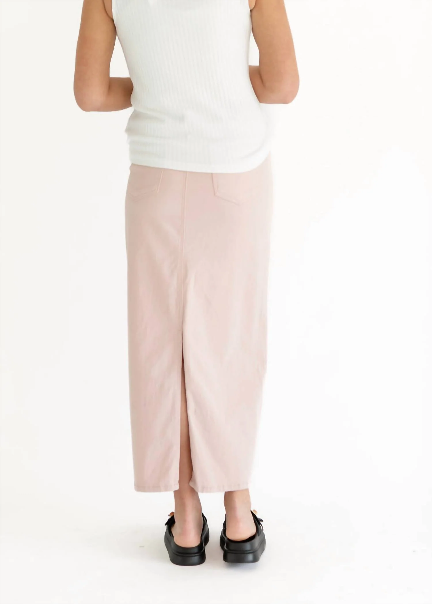 Stella Maxi Skirt In Rose