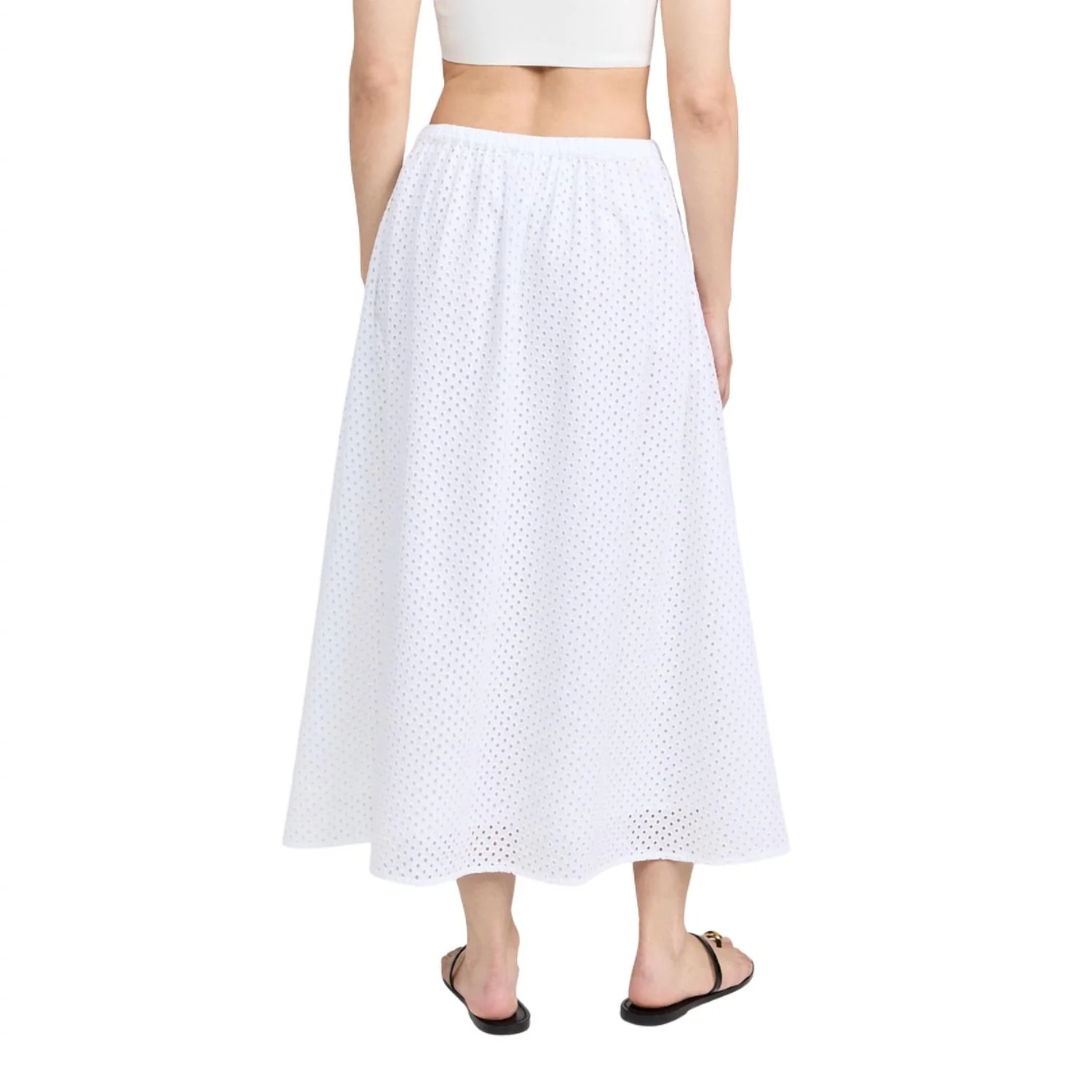 Women's Portola Maxi Skirt In White