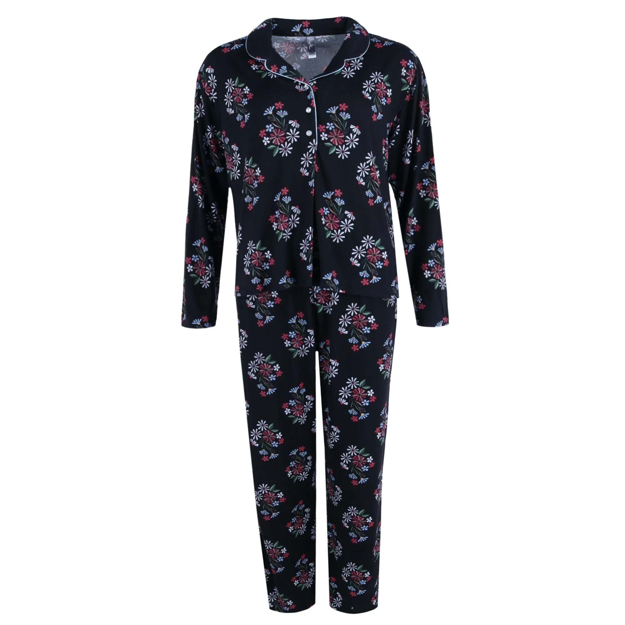 Women's Floral Notch PJ Pant Set