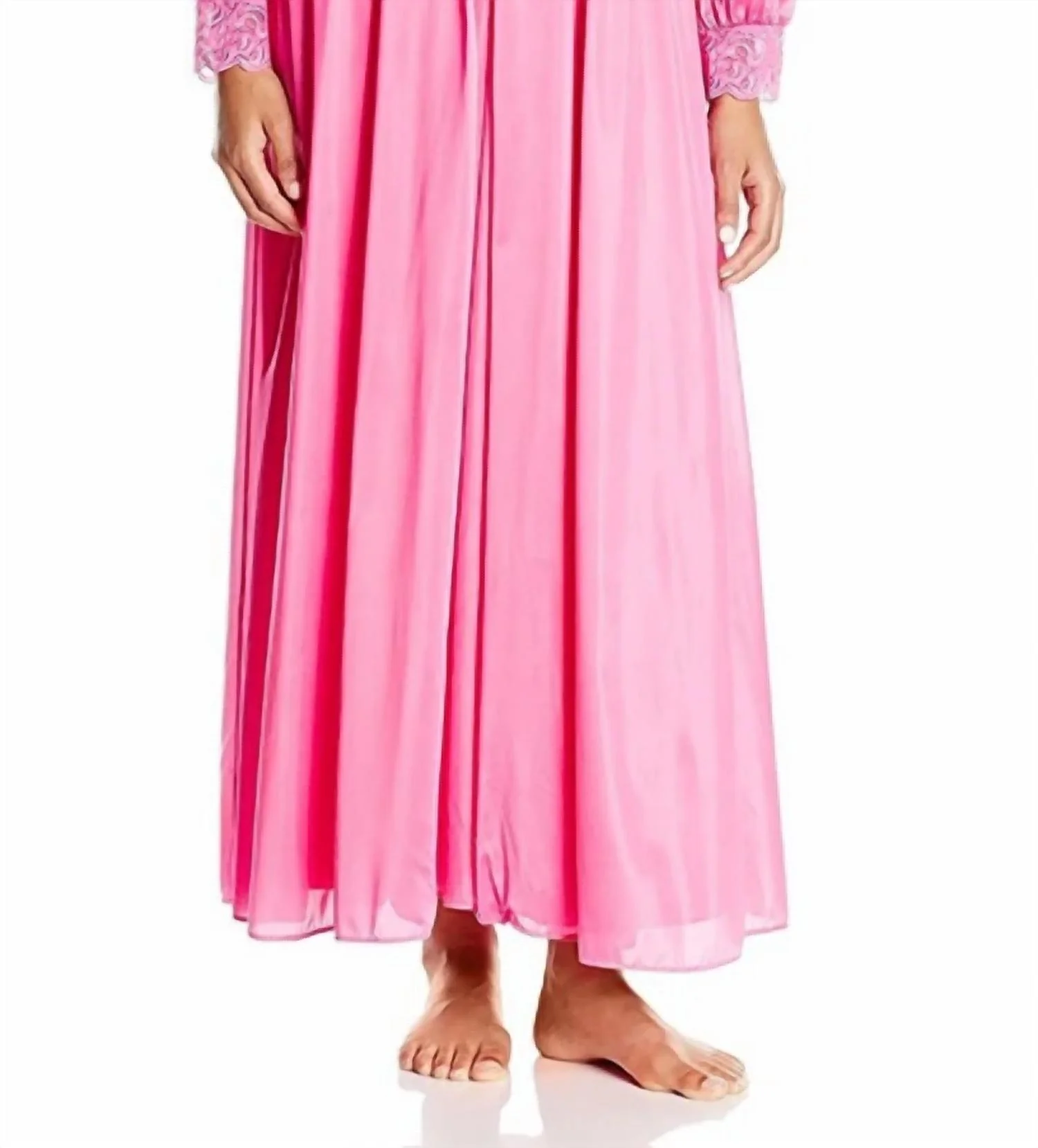 Silhouette 54 Long Sleeve Long Coat In Flamingo Pink