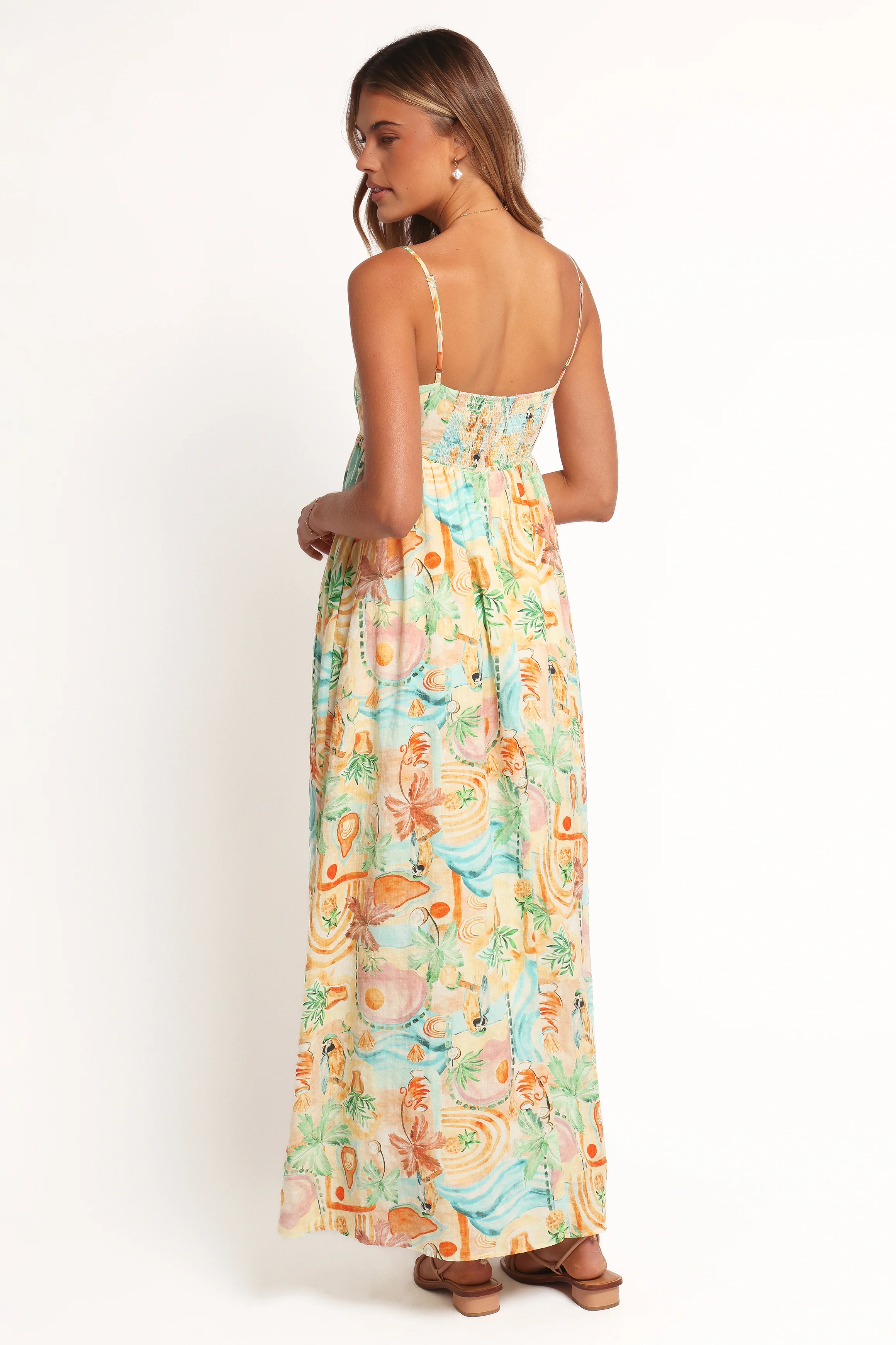 Odessa Maxi Dress - Golden Palm