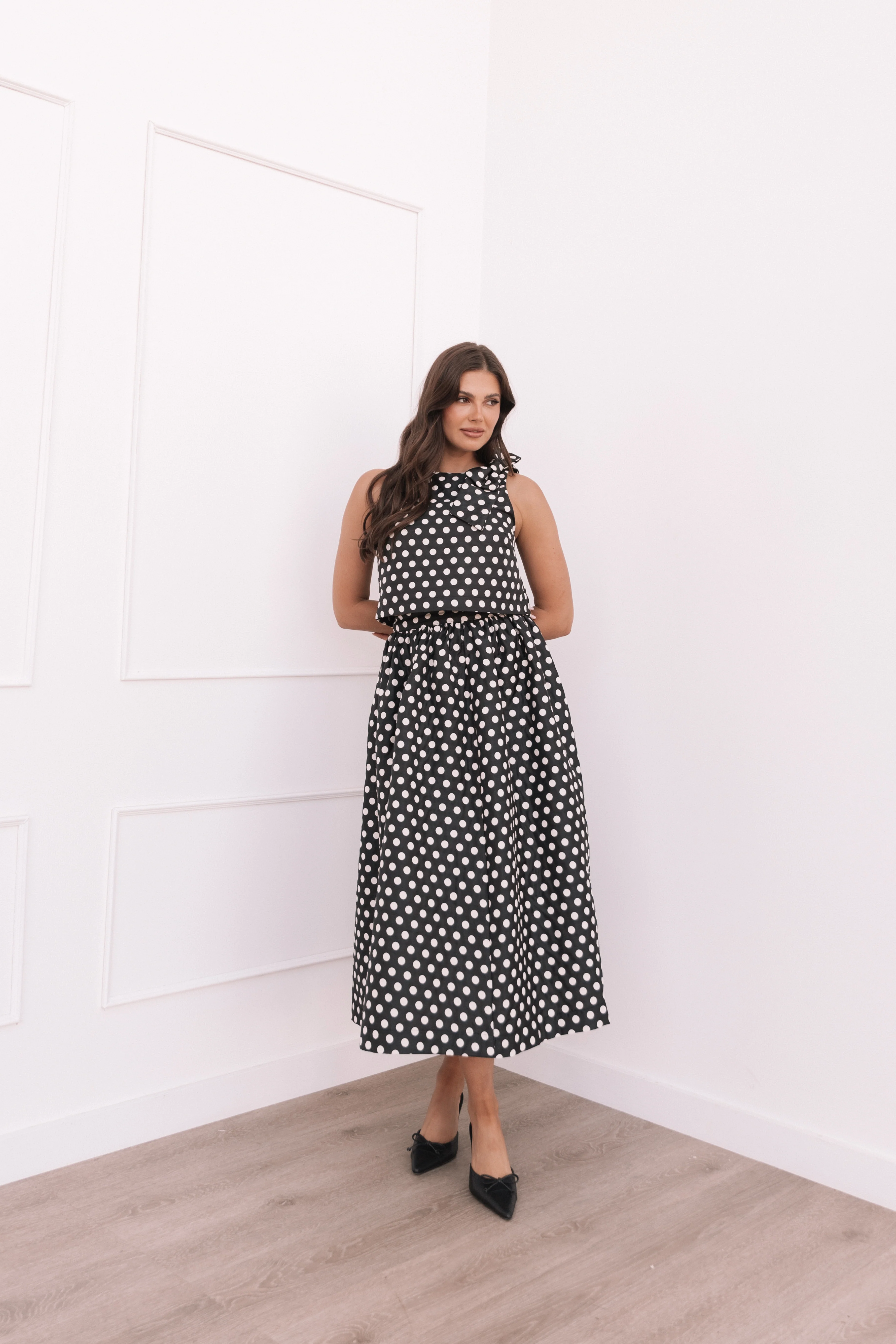 Rhea Two Piece Set - Black