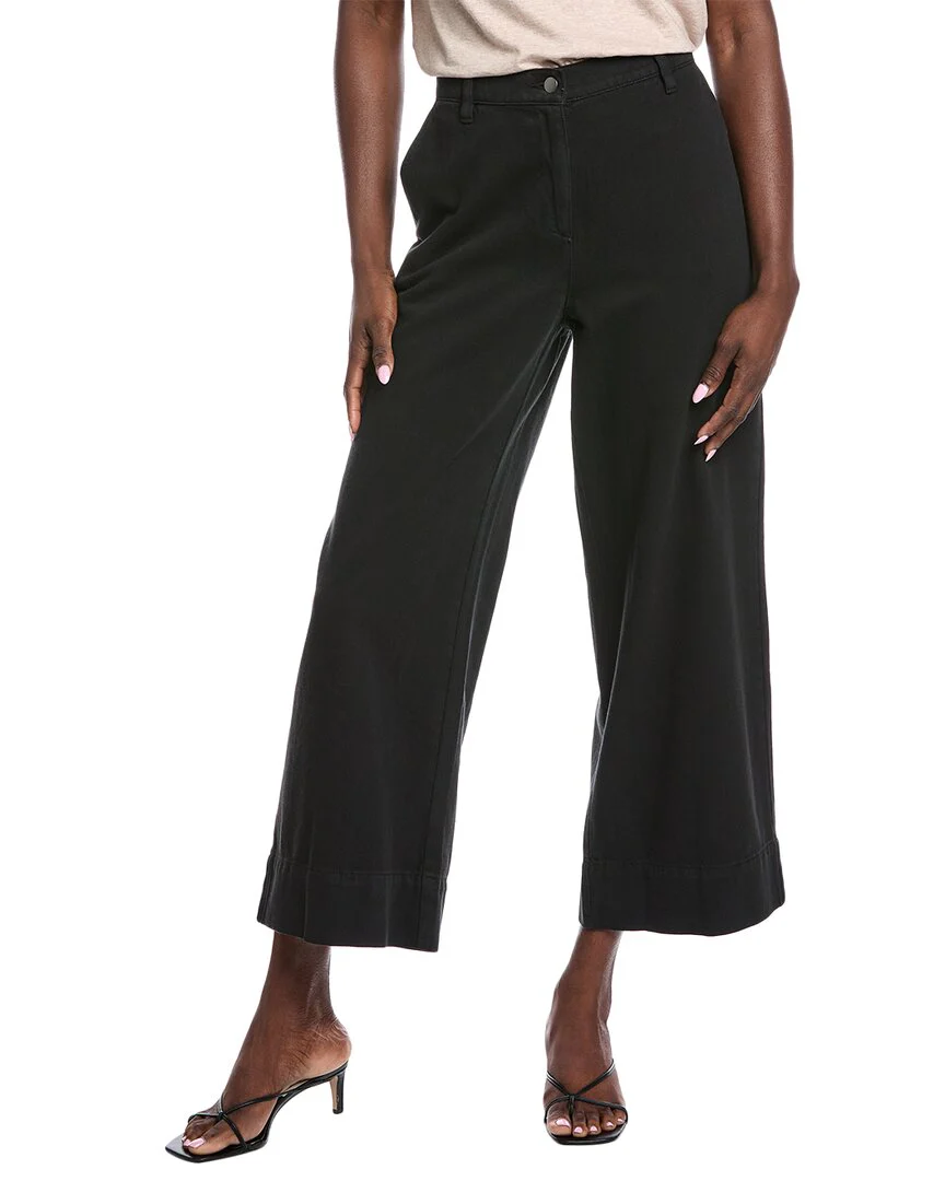 EILEEN FISHER Garment-Dyed Wide Ankle Pant
