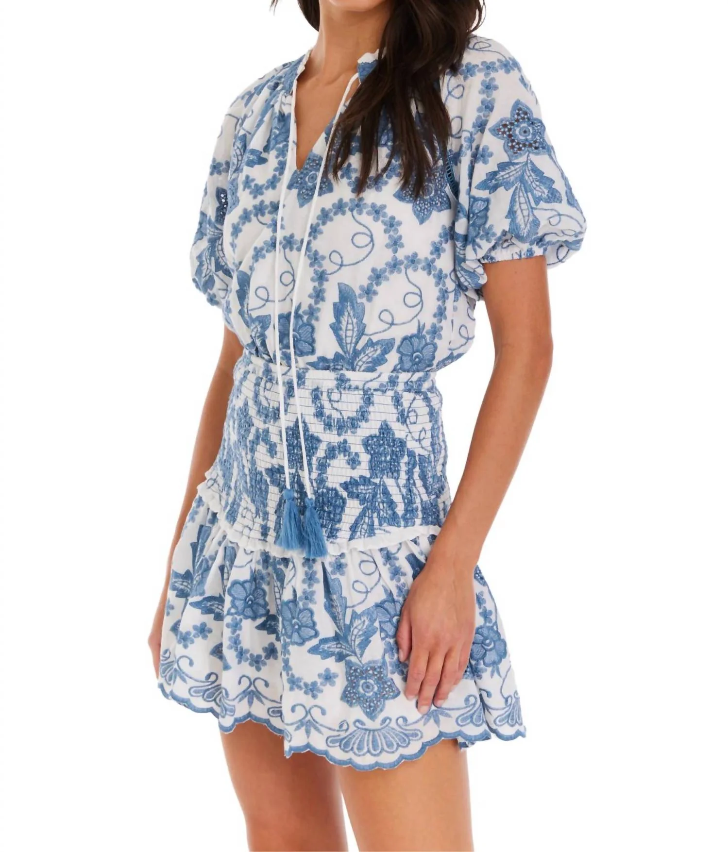 Juniper Mini Skirt In Coronet Blue