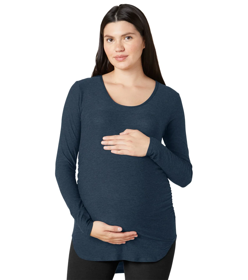 Beyond Yoga Featherweight Count On Me Maternity Crew Pullover