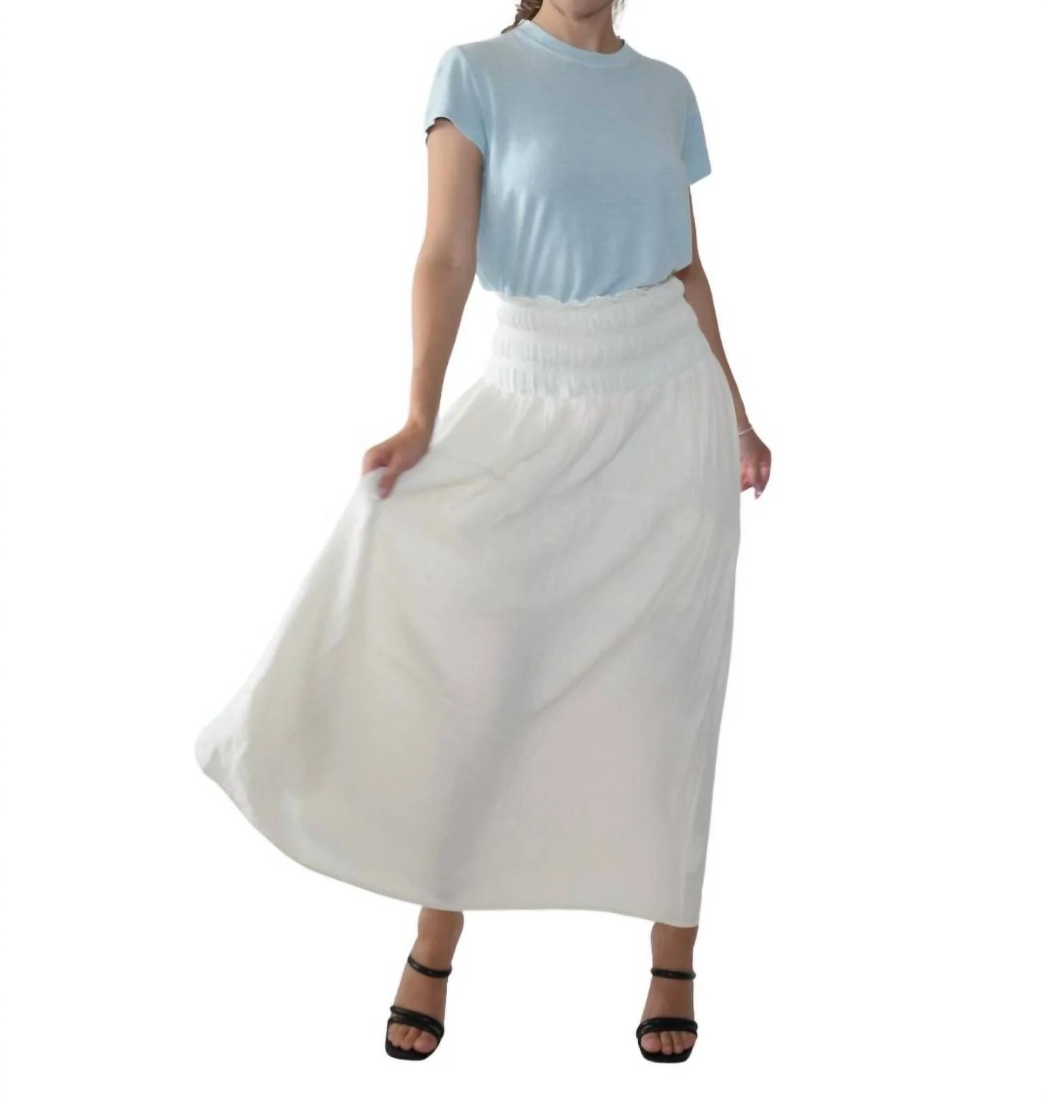 Athena Skirt White