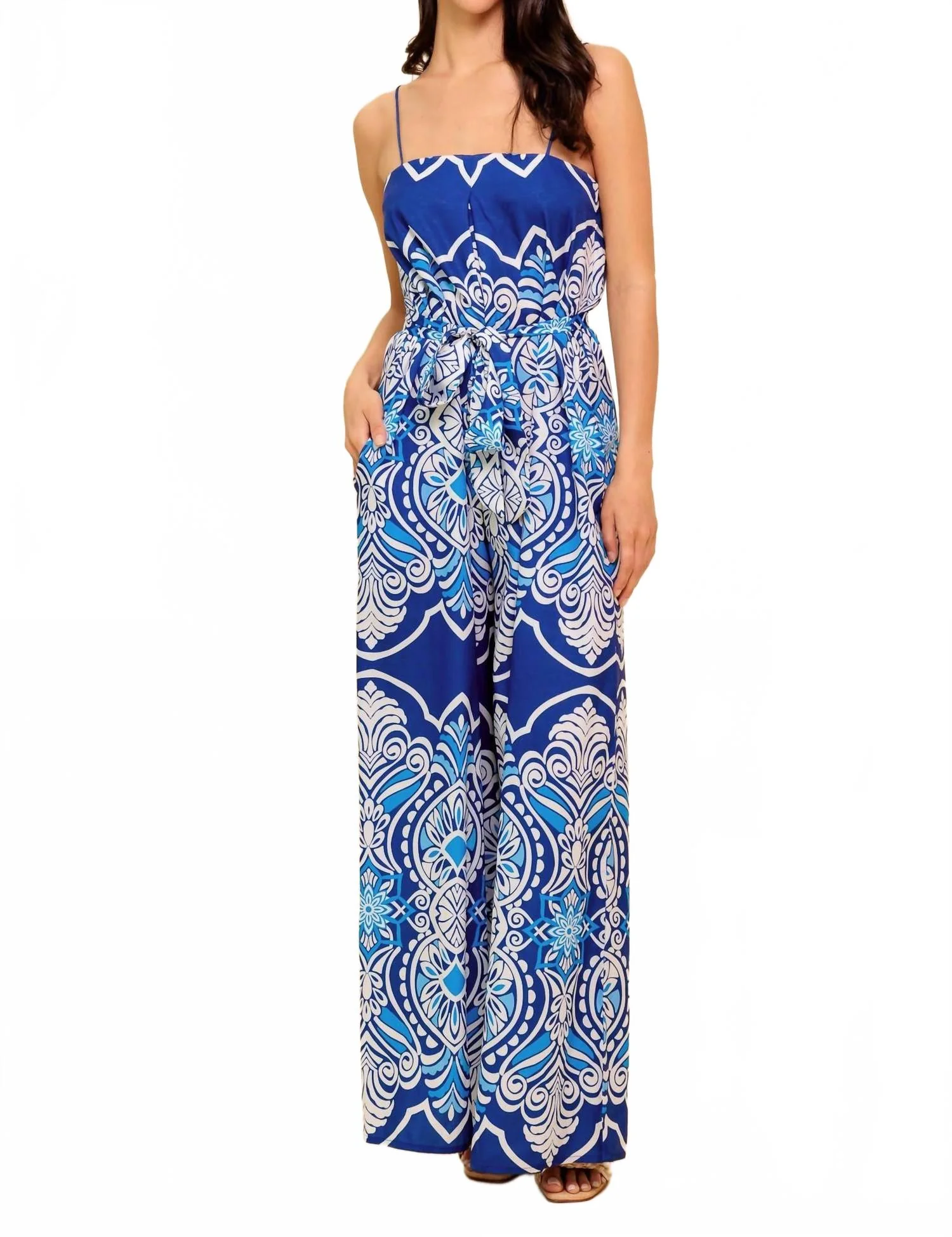 Larissa Blues Jumpsuit In Royal Blue