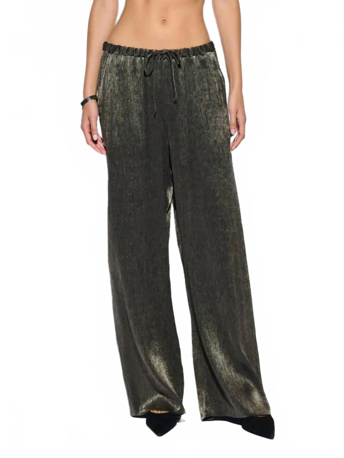 Paloma Pant In Graphite Foil