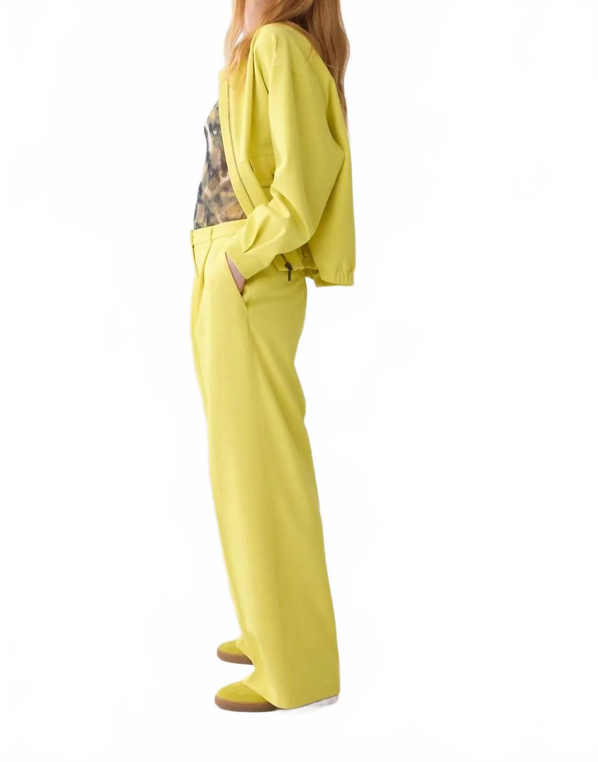 Pleated Trouser In Uni